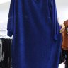 21-9257 Платье нарядное с люриксом с вышивкой сзади DARKWIN
