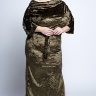 24-9971  Платье EBERRO бархат-велюр украшение на плече