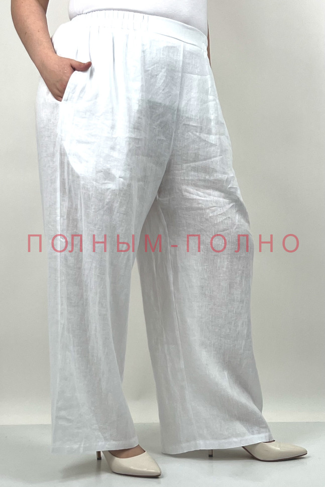 13-8833A Брюки свободные DIVAS лен