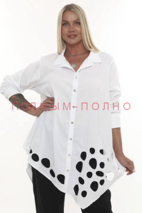 13-9398A Рубашка DIVAS хлопок стрейч