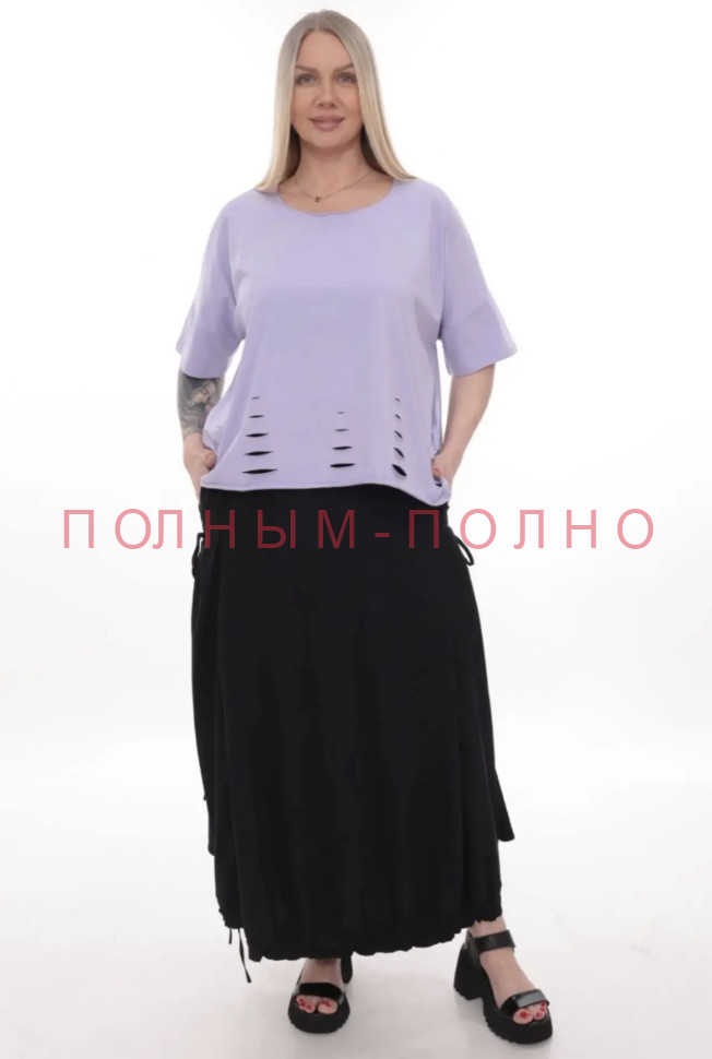 13-8823 Футболка укороченная DIVAS хлопок трикотаж