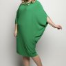 23-9274  Платье зеленое нарядное VERDA вискоза-холодок 