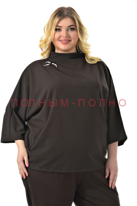 13-9474A Кофточка с брошью DARKWIN