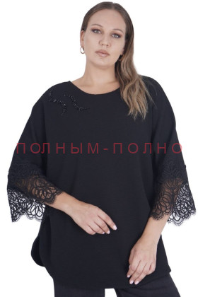13-9279A Туника нарядная DARKWIN вискоза рубчик