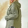16-9843  Жакет-курточка на пуговицах с капюшоном  DARKWIN хлопок