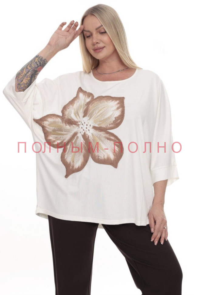 13-8725A Туника DIVAS вискоза с шелком