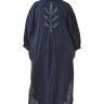 16-8897A Платье с украшением из бисера на спине DARKWIN лен