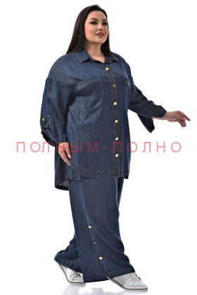 13-9875 Костюм джинса тенсель DARKWIN