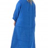 16-8892 Платье 100% лен с шарфом из хлопка DARKWIN