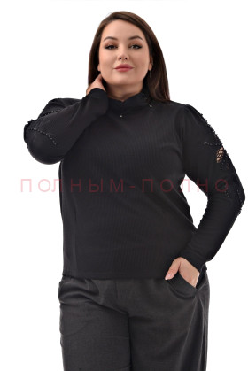 14-9739A Кофточка DARKWIN с вышивкой на рукавах