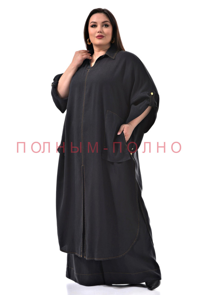 13-9862A Комплект-платье-туника и широкие брюки DARKWIN тенсель