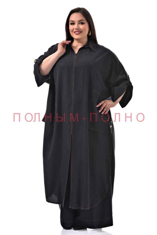 13-9862A Комплект-платье-туника и широкие брюки DARKWIN тенсель