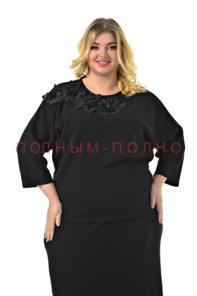 13-9449 Кофточка нарядная с апликацией  DARKWIN 