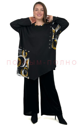 13-8509 Туника свободная DARKWIN вискоза