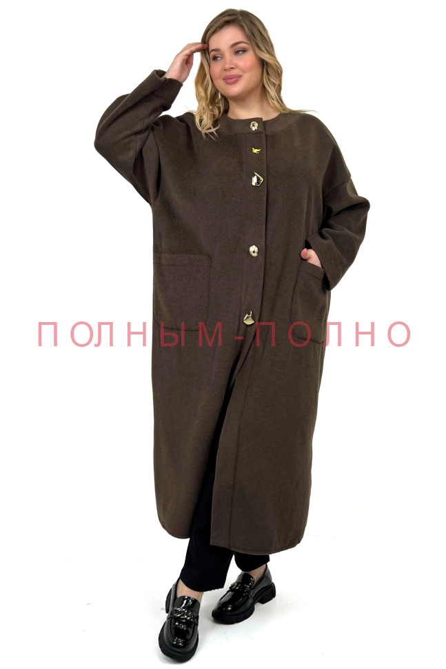 13-8701A Пальто DARKWIN мягкое теплое кашемир