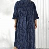 16-9087A Платье на пуговицах рукав фонарик DARKWIN ткань лиоцел мокрый шелк