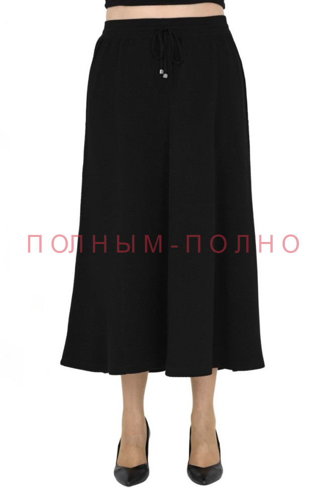 13-8778A Юбка расклешеная DARKWIN вискоза рубчик