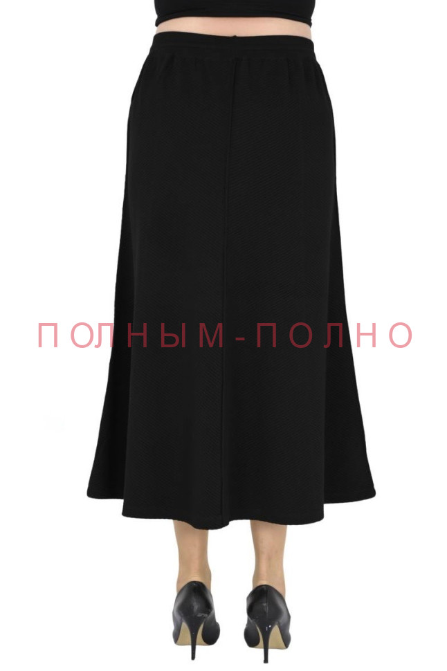 13-8778A Юбка расклешеная DARKWIN вискоза рубчик