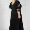 19-9339 Платье ассиметричное на плече  с украшением сумочка DARKWIN вискоза трикотаж