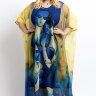 19-9612C  Платье широкое нарядное ткань-мягкая сеточка