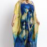 19-9612C  Платье широкое нарядное ткань-мягкая сеточка