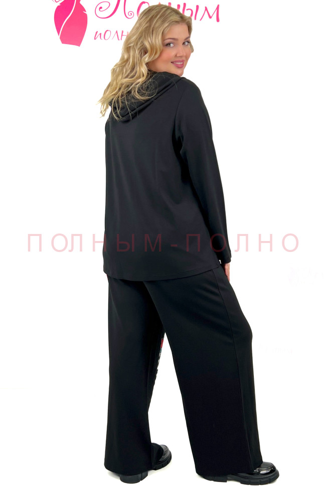 13-8593 Костюм с апликациями DARKWIN вискоза трикотаж