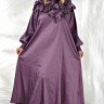 16-9569 Платье нарядное с аппликациями DARKWIN шелк атлас