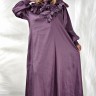 16-9569 Платье нарядное с аппликациями DARKWIN шелк атлас