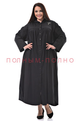 13-9961 Платье-кардиган с капюшоном на пуговицах DARKWIN 