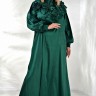 16-9569B Платье нарядное с аппликациями DARKWIN шелк атлас
