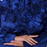 16-9569D Платье нарядное с аппликациями DARKWIN шелк атлас