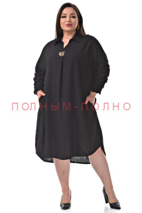 13-9905A Платье лен вискоза DARKWIN