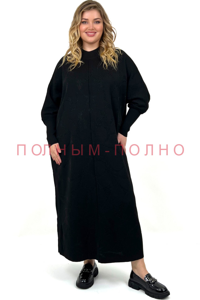 13-8689 Платье свободное DARKWIN вискоза вязка