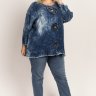 22-8629 Туника - блузон тонкая джинса KAPRIS