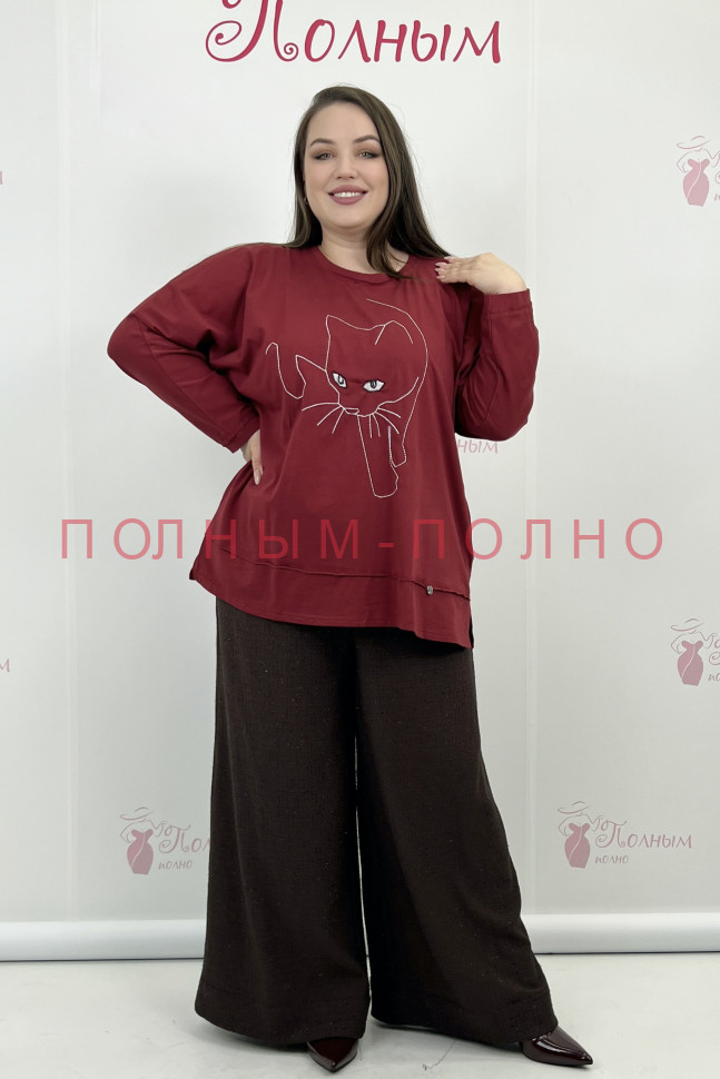 13-9336 Туника хлопок DIVAS оверсайз