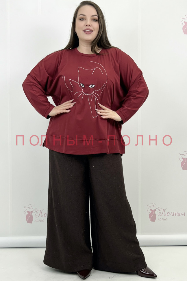13-9336 Туника хлопок DIVAS оверсайз
