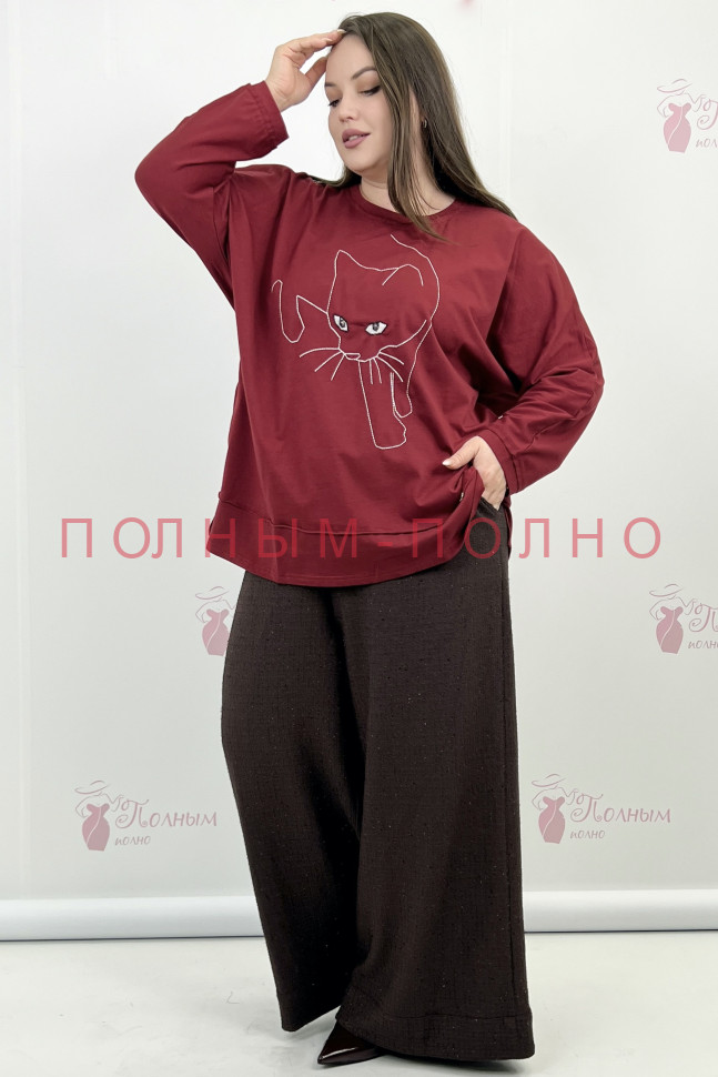 13-9336 Туника хлопок DIVAS оверсайз