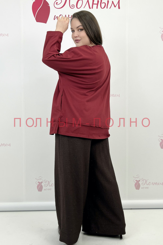 13-9336 Туника хлопок DIVAS оверсайз