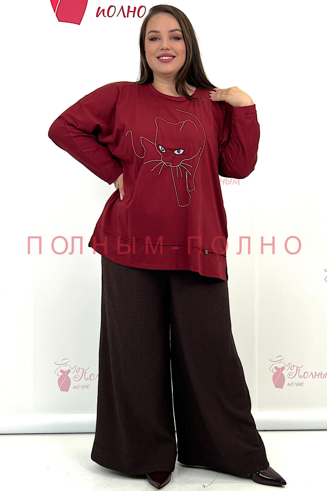 13-9336 Туника хлопок DIVAS оверсайз
