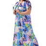 16-1609 Платье с украшением DARKWIN легкая летняя ткань