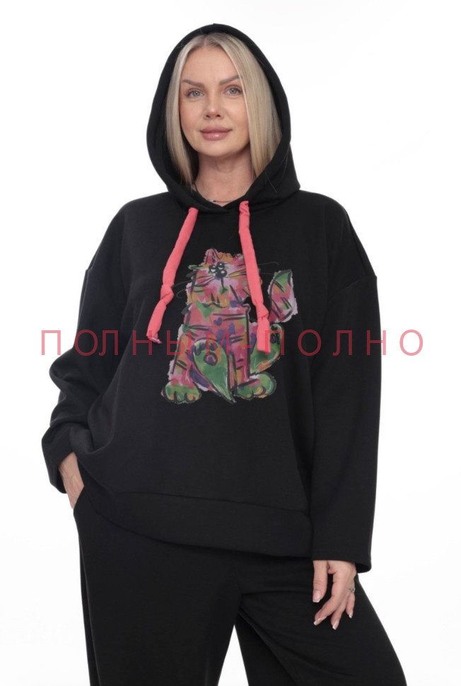 13-8715C Костюм черный DIVAS плотный трикотаж