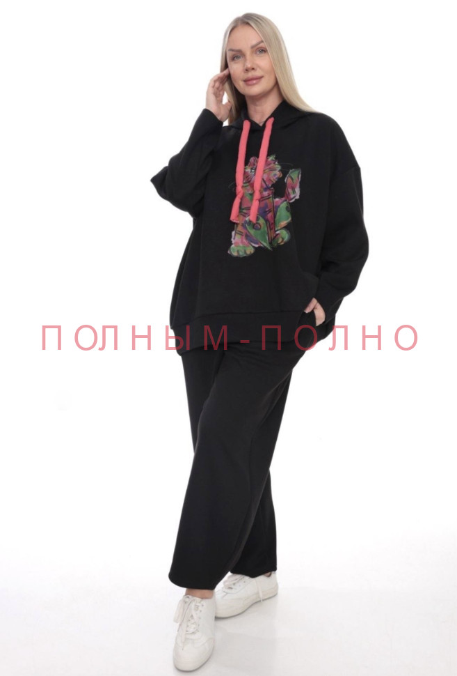 13-8715C Костюм черный DIVAS плотный трикотаж