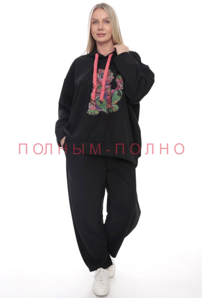 13-8715C Костюм черный DIVAS плотный трикотаж