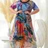 16-9834 Платье нарядное с подвязками POMPADUR