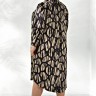 16-9019 Платье на пуговицах с поясом  DARKWIN атлас