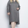 23-9609 Платье - рубашка легкое из штапеля с поясом BILJANA