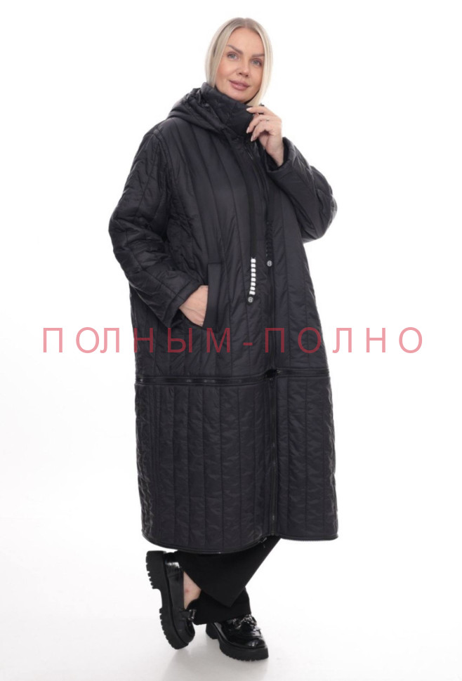 13-8647 Пальто оригинальное с отстегивающимся низом DIVAS