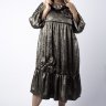 21-9189 Платье расклешенное нарядное DARKWIN тонкая ткань с блеском