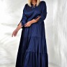 16-9567 Платье нарядное с поясом DARKWIN вискоза атлас