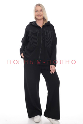 13-8641 Костюм черный DIVAS ткань плотный хлопок  